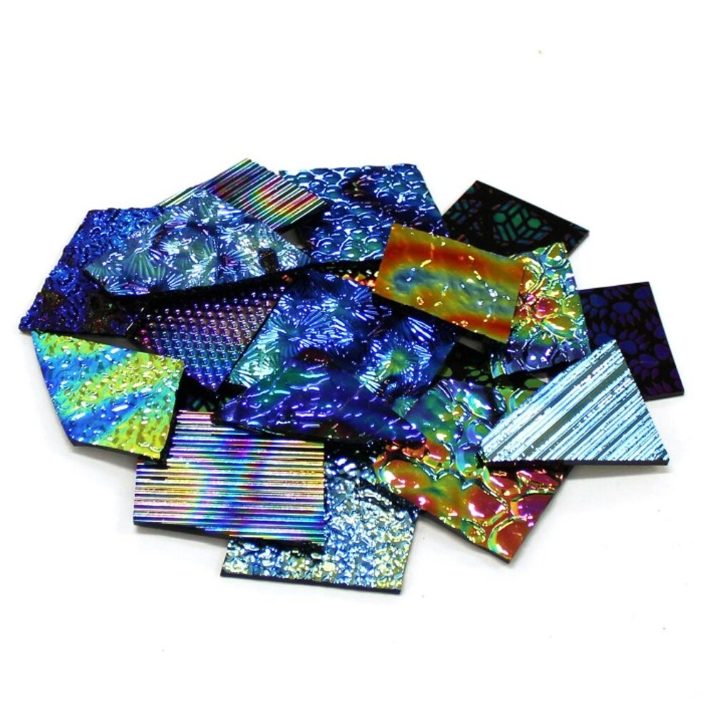 CBS Dichroic Experimental Jewelry Pack Black 1/2lb.Bag 90 COE