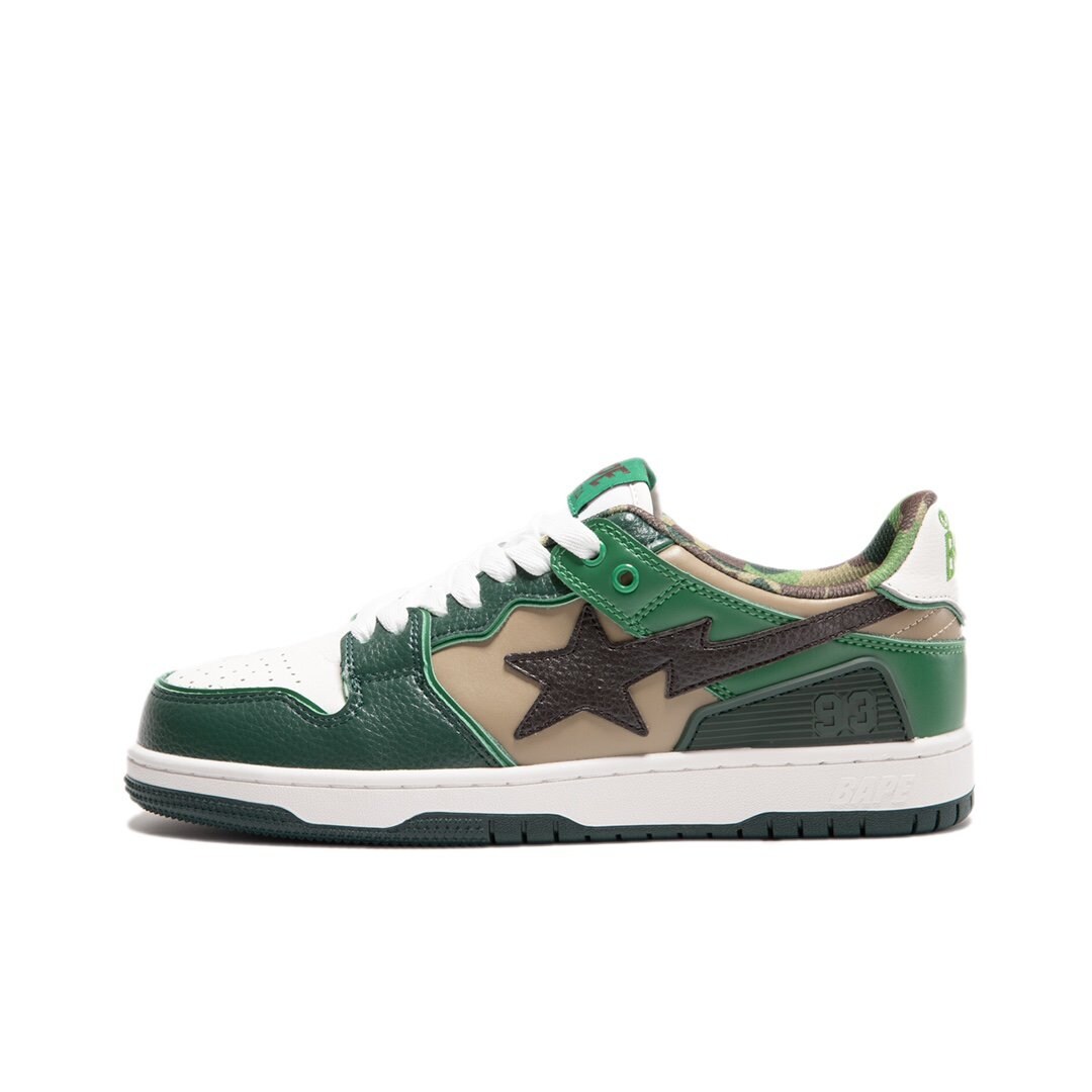 A Bathing Ape BAPE Sk8 Sta Green Grey | MakerPlace by Michaels