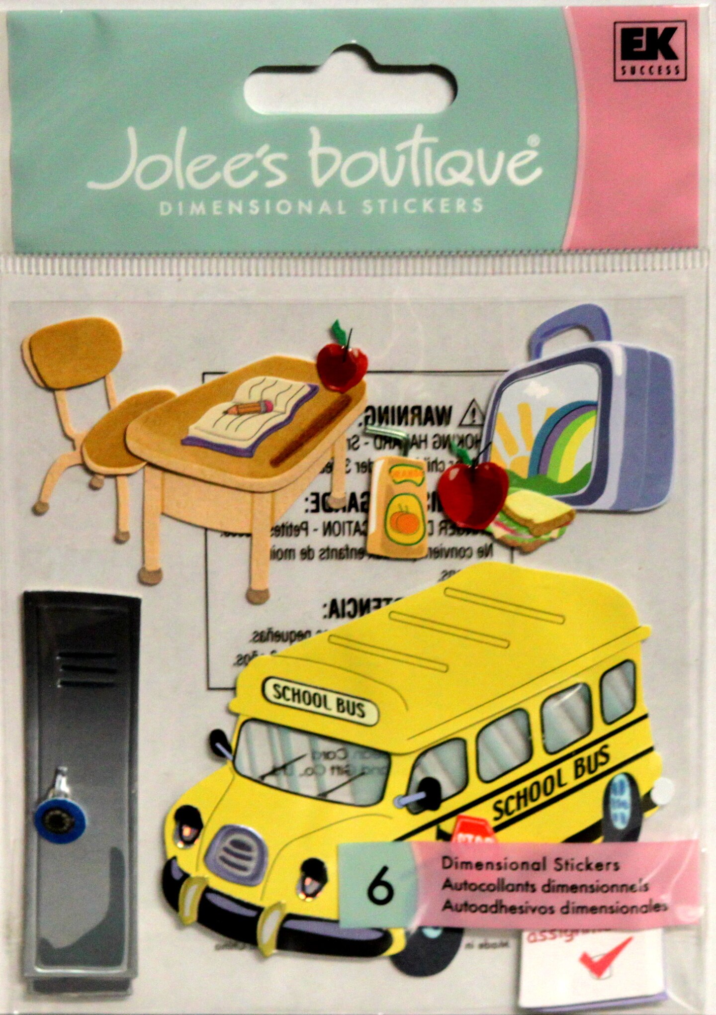 Jolee&#x27;s Boutique Off The Bus Dimensional Stickers