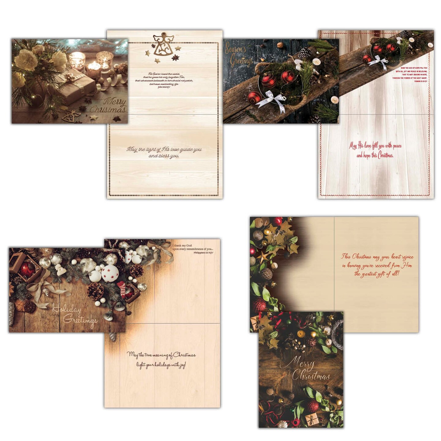 Boxed Christmas Cards - Rustic Christmas