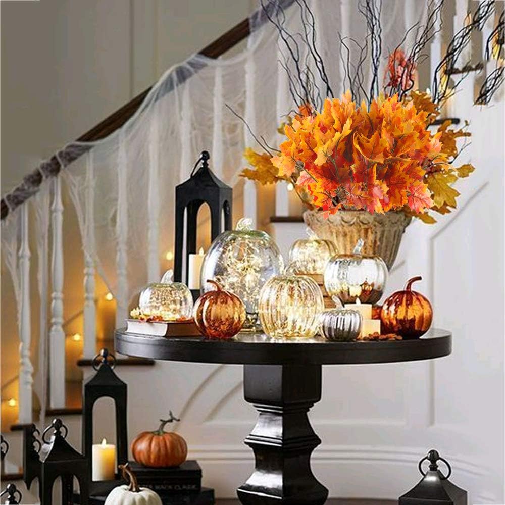 Artificial Maple Leaves Branches