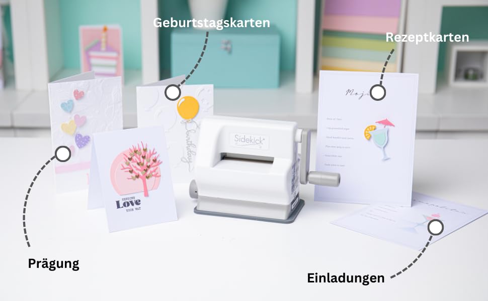 Portable Manual Die Cutting &#x26; Embossing Machine for Arts &#x26; Crafts, Scrapbooking &#x26; Cardmaking