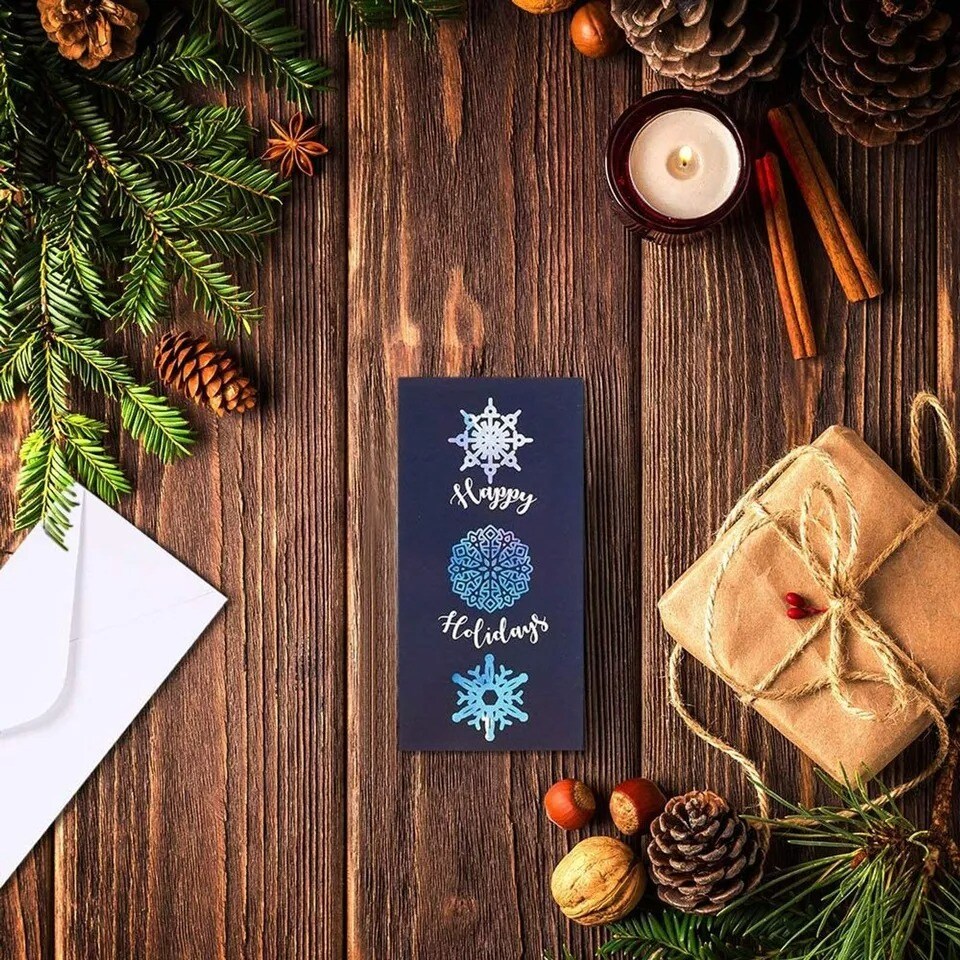 36x Christmas Cards with Envelopes Money Gift Card Holder Blank Greeting Card