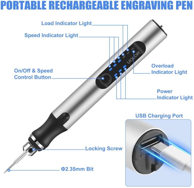 USB Rechargable Engraving Pen