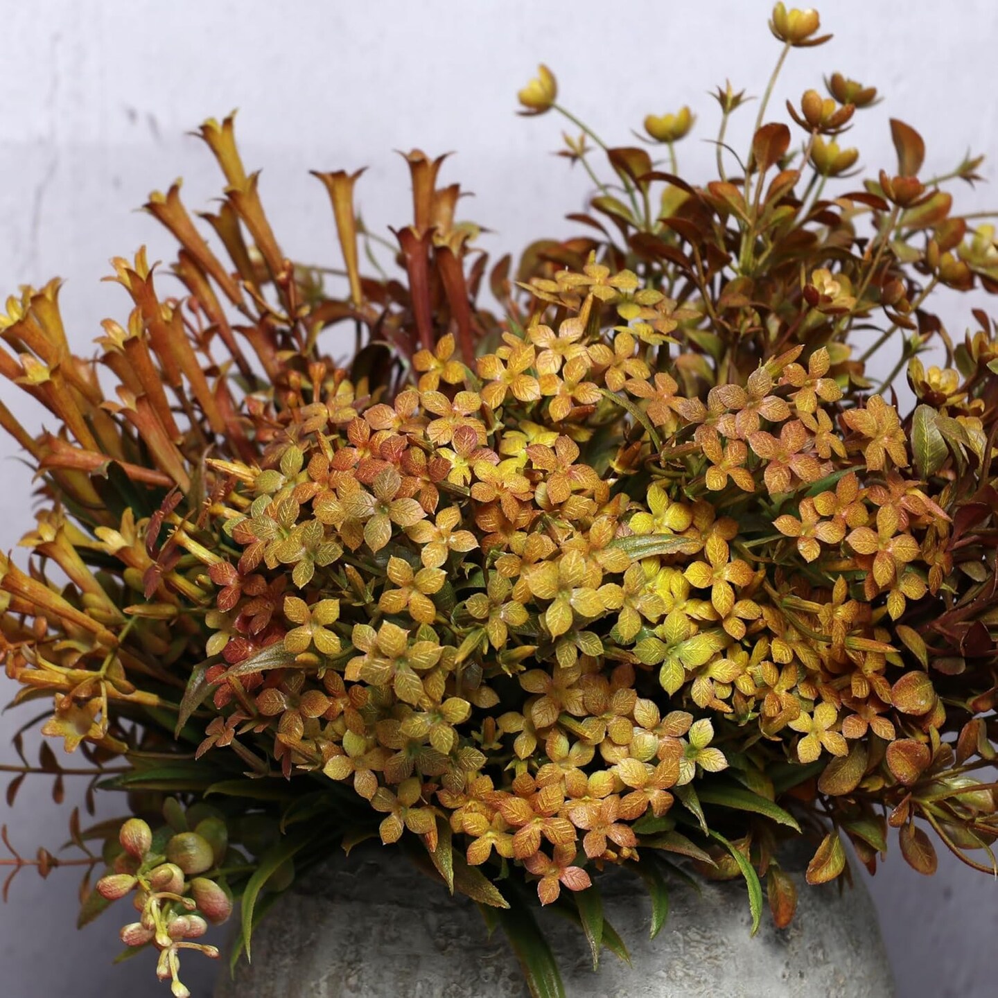 6 Bundles Artificial Fall Flowers Fall Mums