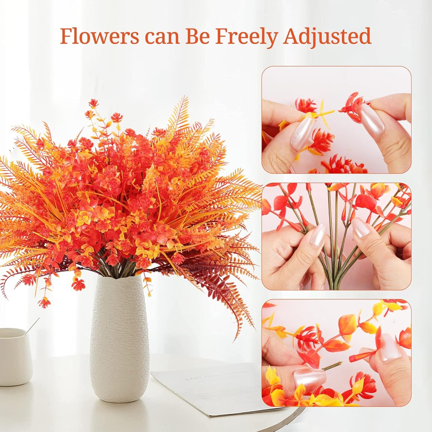 Artificial Fall Flowers Decor