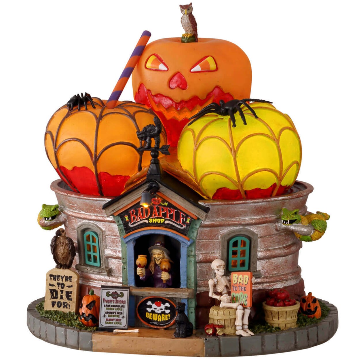 Lemax Spookytown The Bad Apple Shop