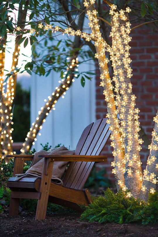 50 LED Solar Blossom String Light