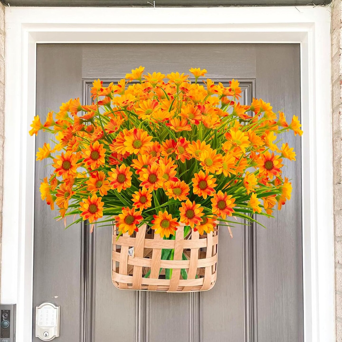Artificial Fall Flowers for Outdoors