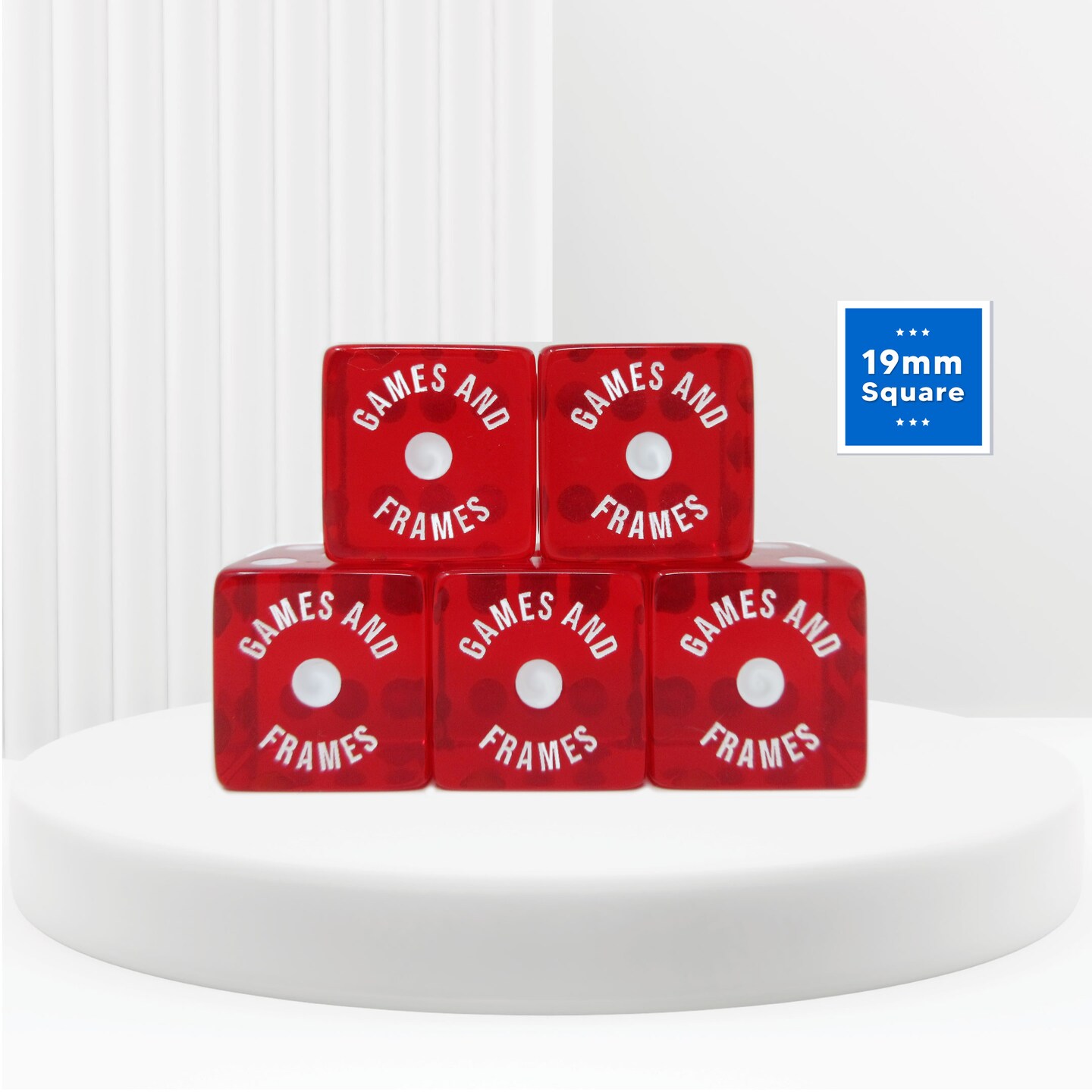 dice オブジェ Chessex Gemini Blue & Orange RIP Logo D6 Spot Dice