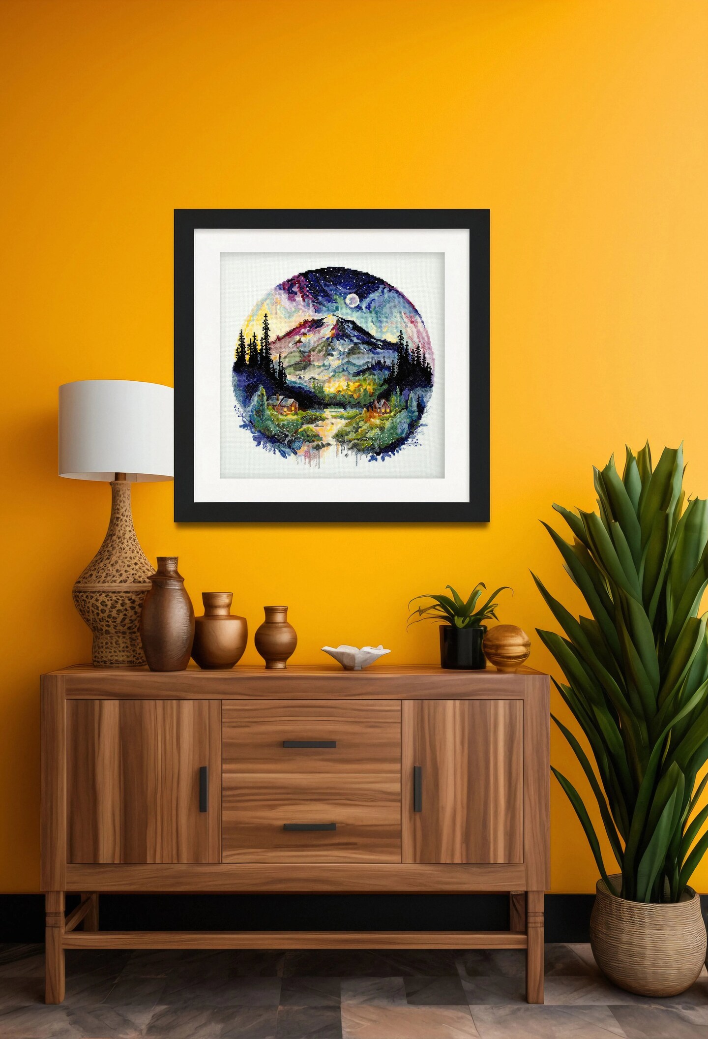Cross-stitch kit On top of the world