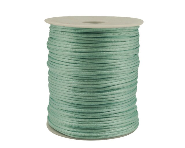 2mm wide x 100 yards Aqua Rattail Cord Trims Pack of 5 Spools