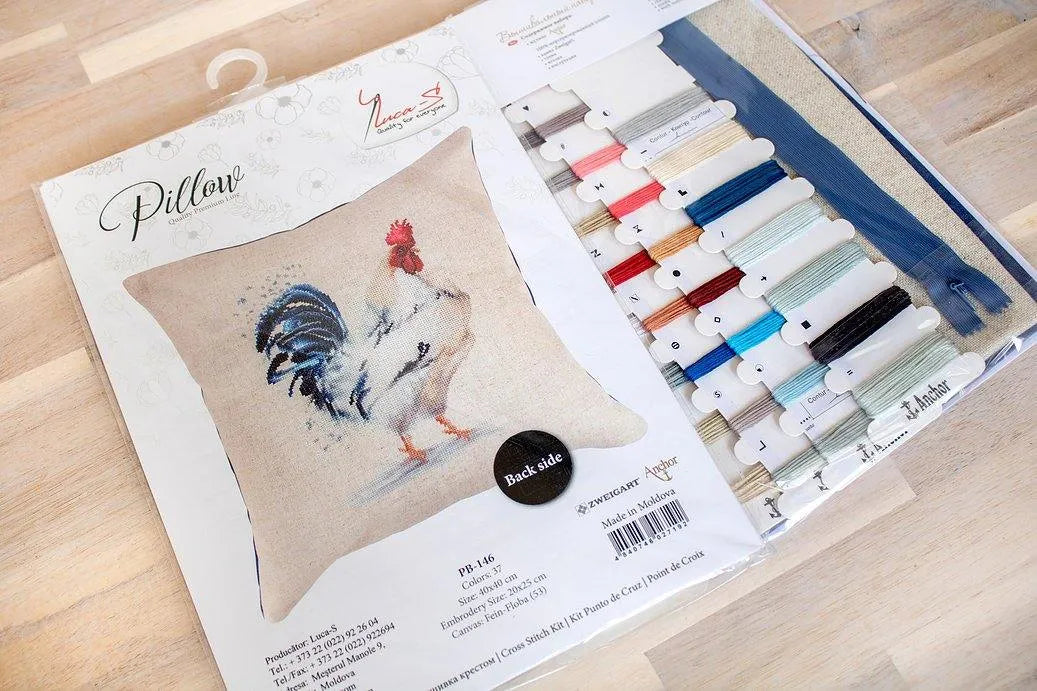 Pillow PB146L Counted Cross-Stitch Kit