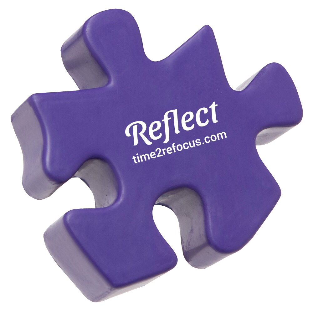 Foam Fidget Puzzle Piece Stimmers with Storage Jar