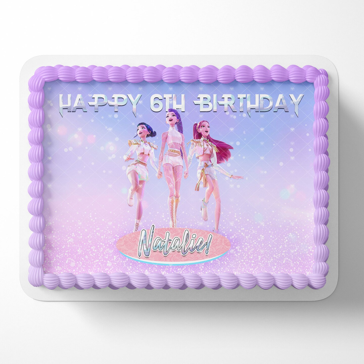 Set Decorazioni Torta K-pop Demon Hunter – 25 Pezzi Con Cake Topper Happy Birthday E 24 Cupcake Topper