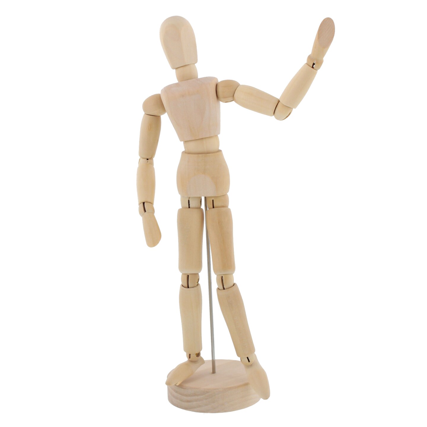 Wood 8&#x22; Artist Drawing Manikin Articulated Mannequin with Base and Flexible Body - Perfect For Drawing the Human Figure (8&#x22; Female)