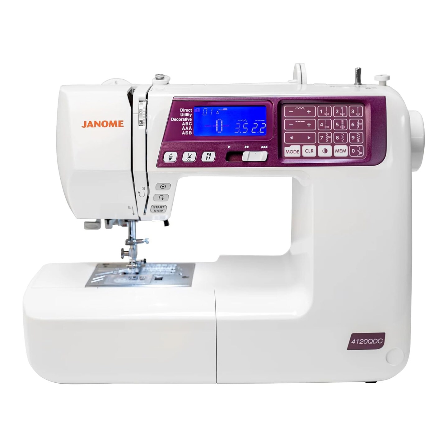 Janome 4120QDC-G Computerized Sewing Machine 60 Stitches LCD Auto Thread Cutter