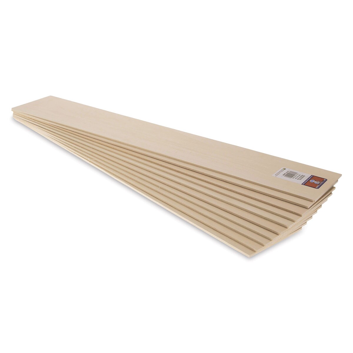 Midwest Products Basswood Sheets - 10 Pieces, 1/8" x 4" x 24"