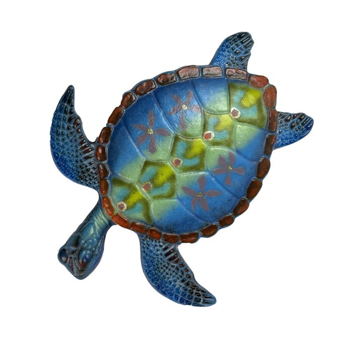 O.D.11.5"x 10.5 D.2"Turtle Frit Casting Mold Glass Fusing.Finished 10"x 9