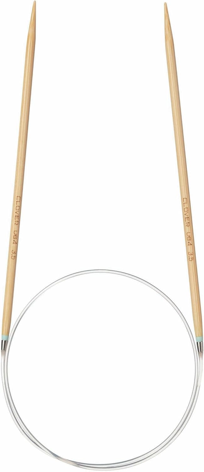 Clover Takumi Pro Bamboo Circular Knitting Needles 24"- US 0-15