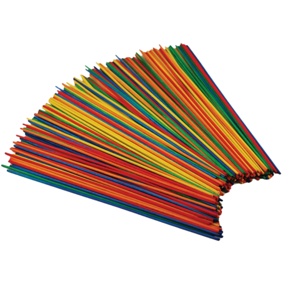 Painted Wooden Dowels 12 Inch – 30 Pack | Colorful Craft Sticks for Kids, Classroom & DIY Projects