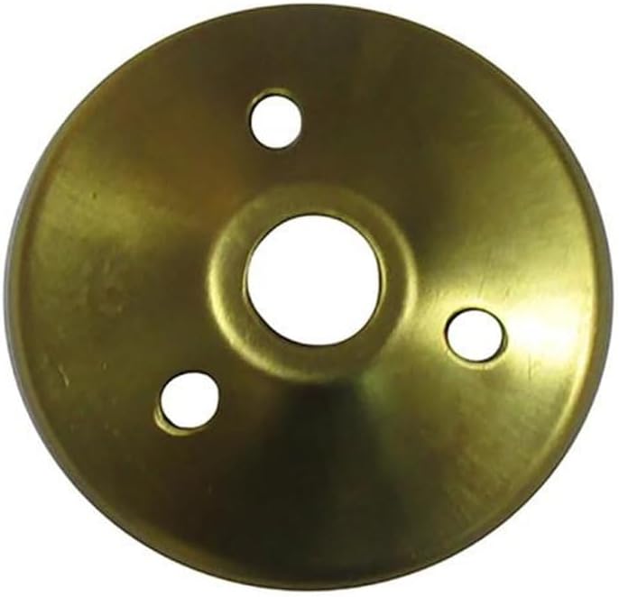 2" RD. Perforated Solid Brass Vase Cap for Lamp Fixtures & Other Crafts