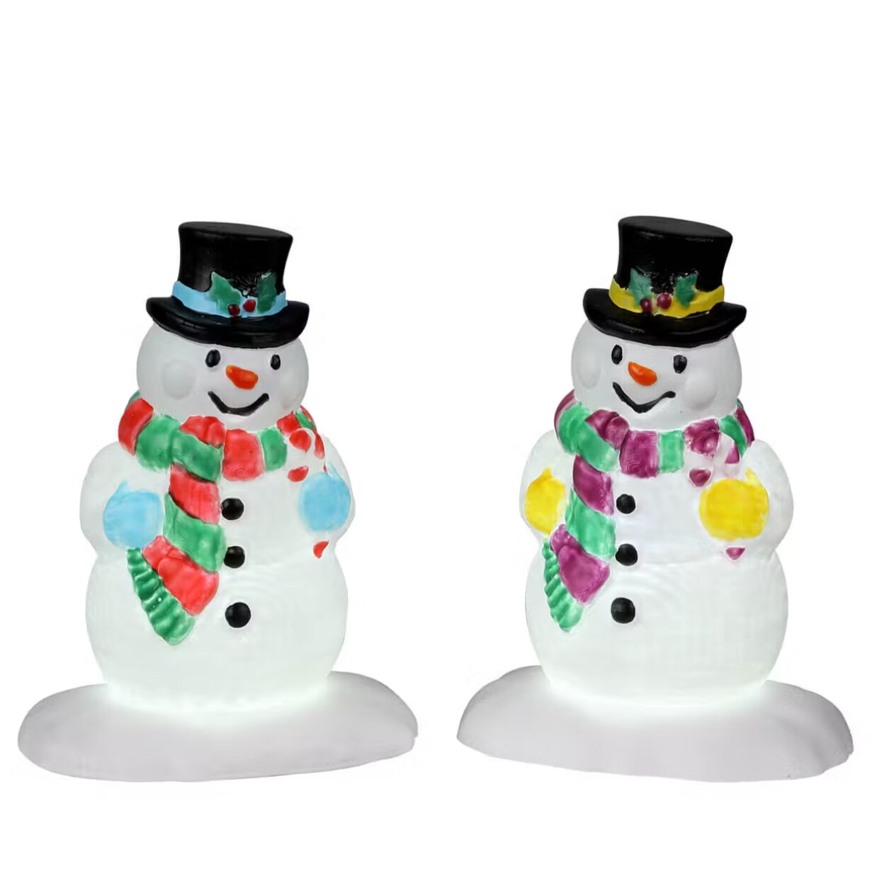 Holly Hat Snowman - Lemax (Lights Up!)