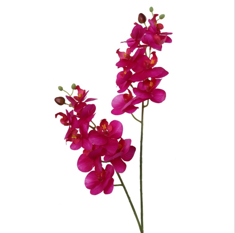 22&#x22; Phalaenopsis Orchid Spray X2 w/ 16 Silk Flowers- 3 PACK