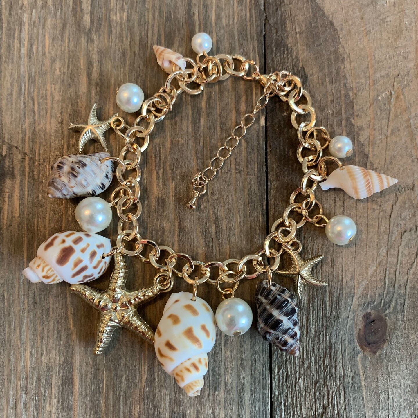 Seashell Charm Bracelet Making Kit