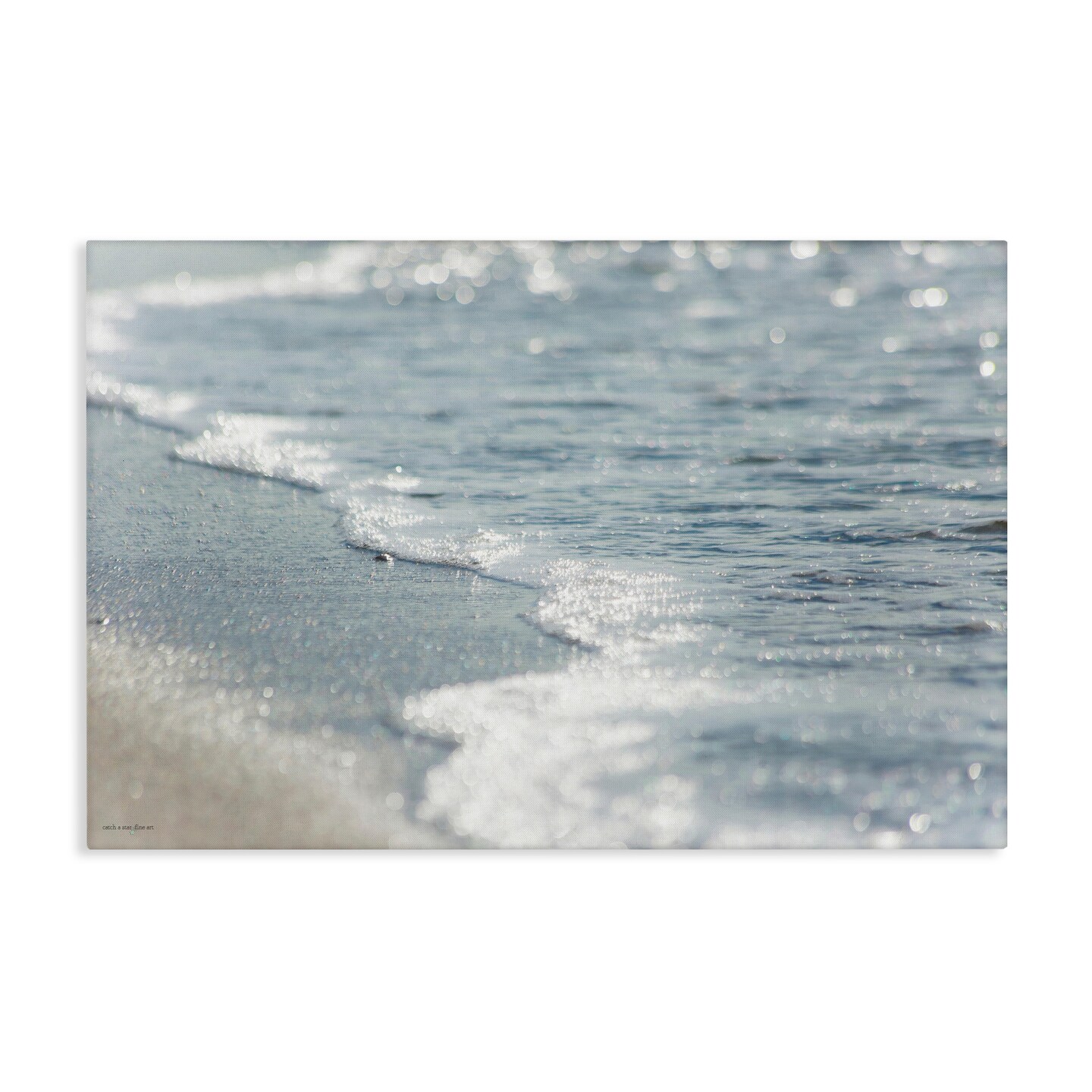 Stupell Industries Ocean's Kiss Shoreline Canvas, design by Seven Trees Design