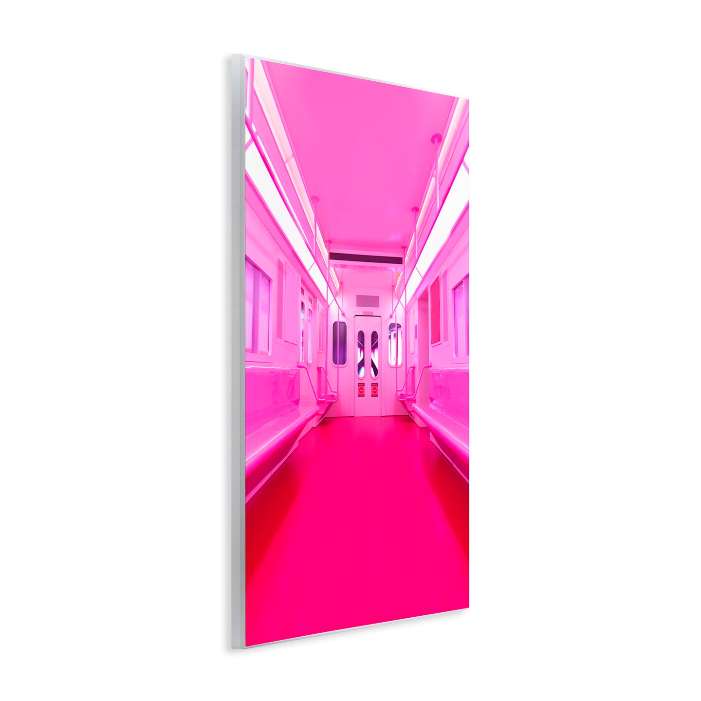 Stupell Industries Futuristic Pink Tone Subway Wall Plaque, design by LISH Creative