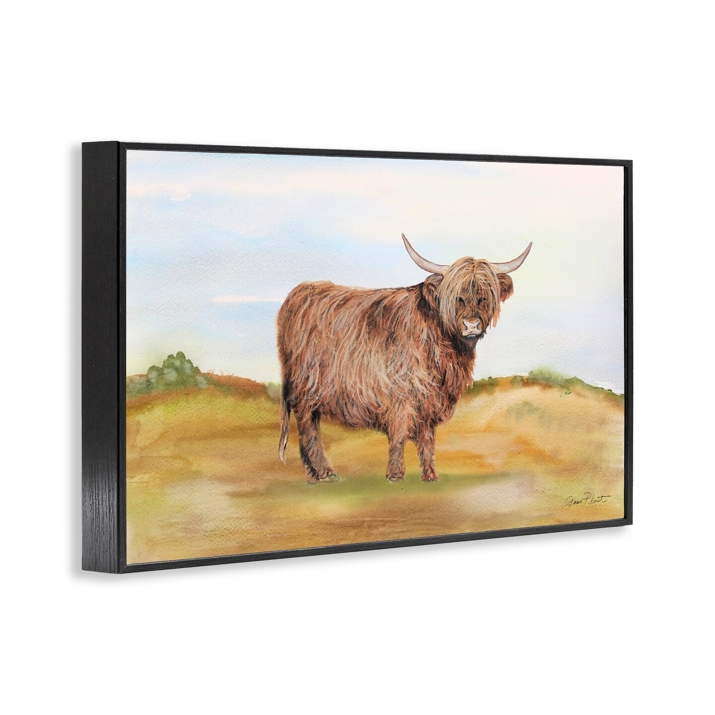 Stupell Industries Farm Animal In Pasture Framed Giclee, design by Jean Plout