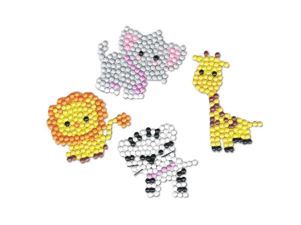 DIY Krafty Kids Baby Animals Diamond Art Sticker Facet Bead Craft Kit