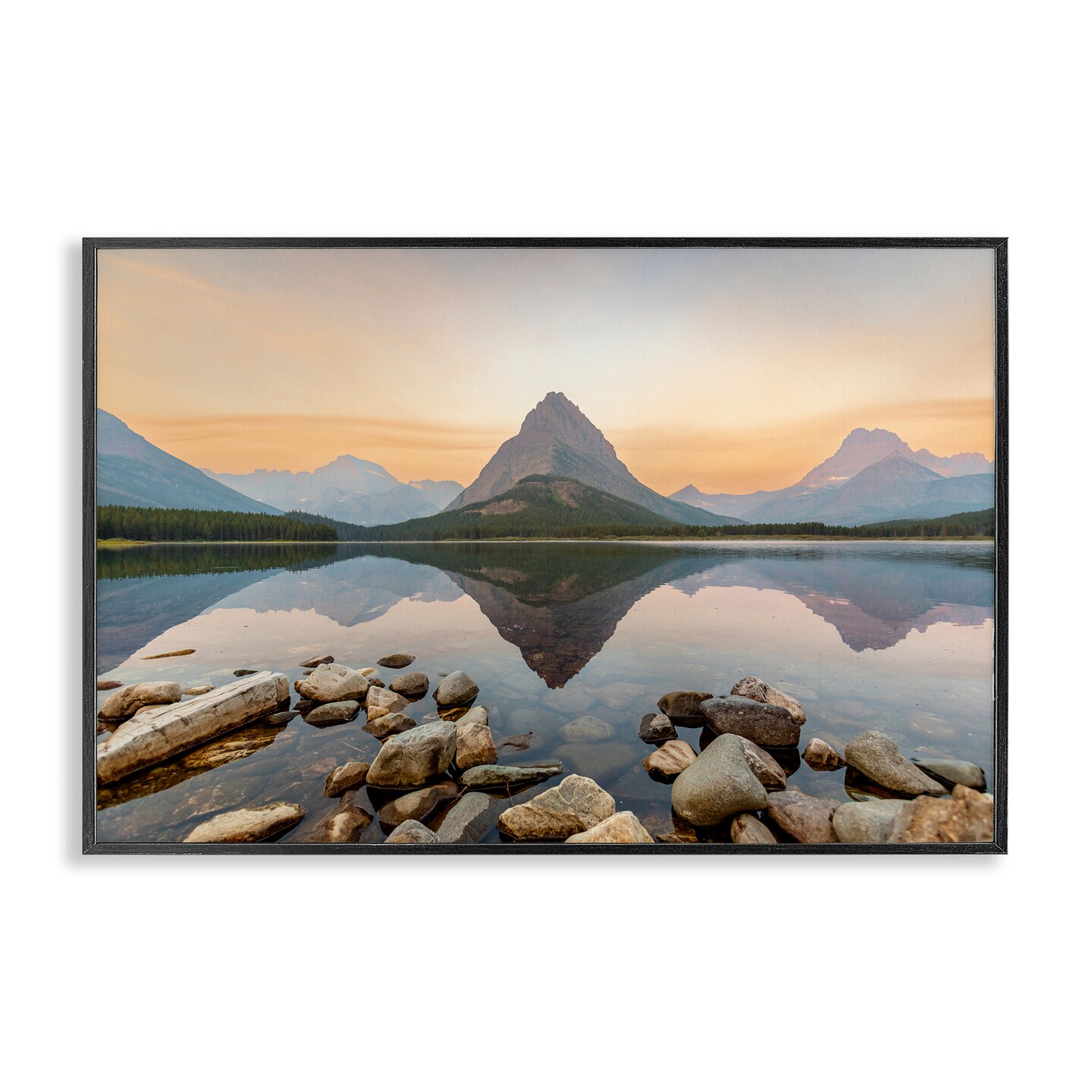 Stupell Industries National Park Central Mountain Framed Giclee, design by Jeff Poe Photography