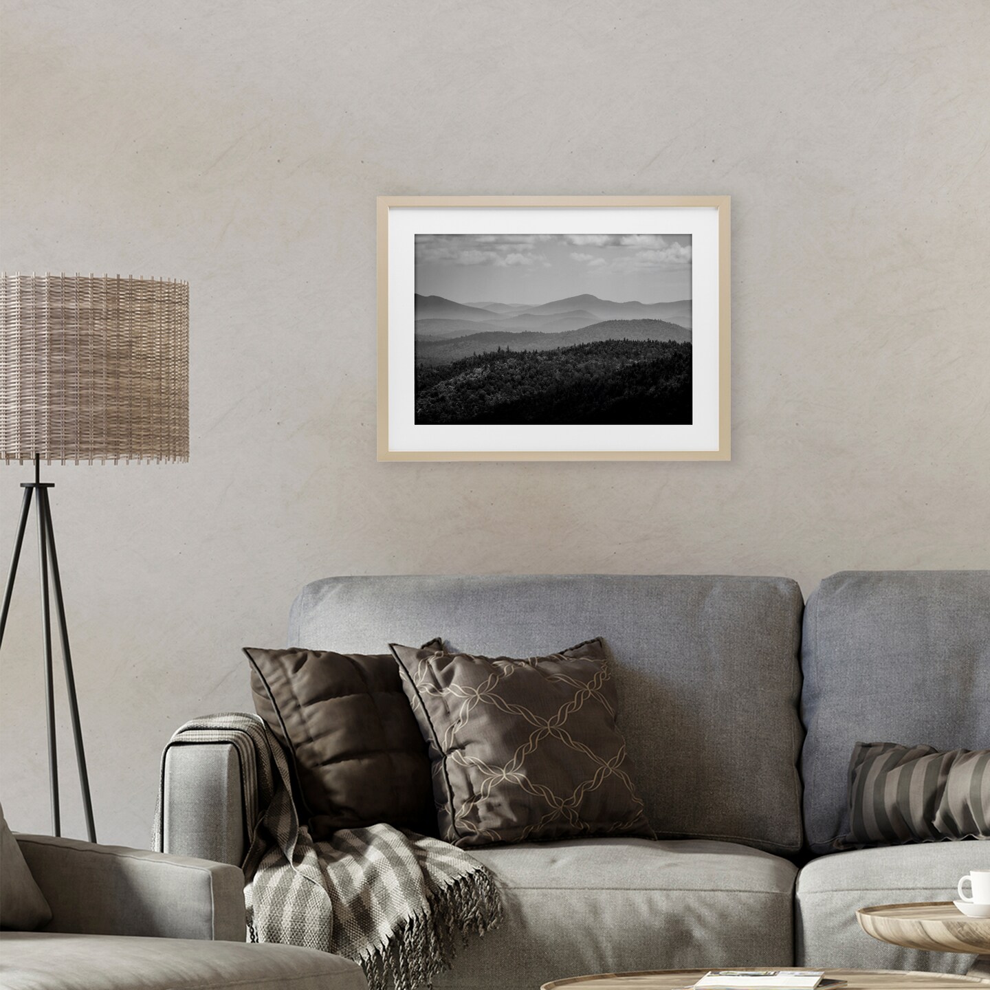 Stupell Industries Misty Adirondack Mountains Framed Print Under Glass, design by James Rodewald