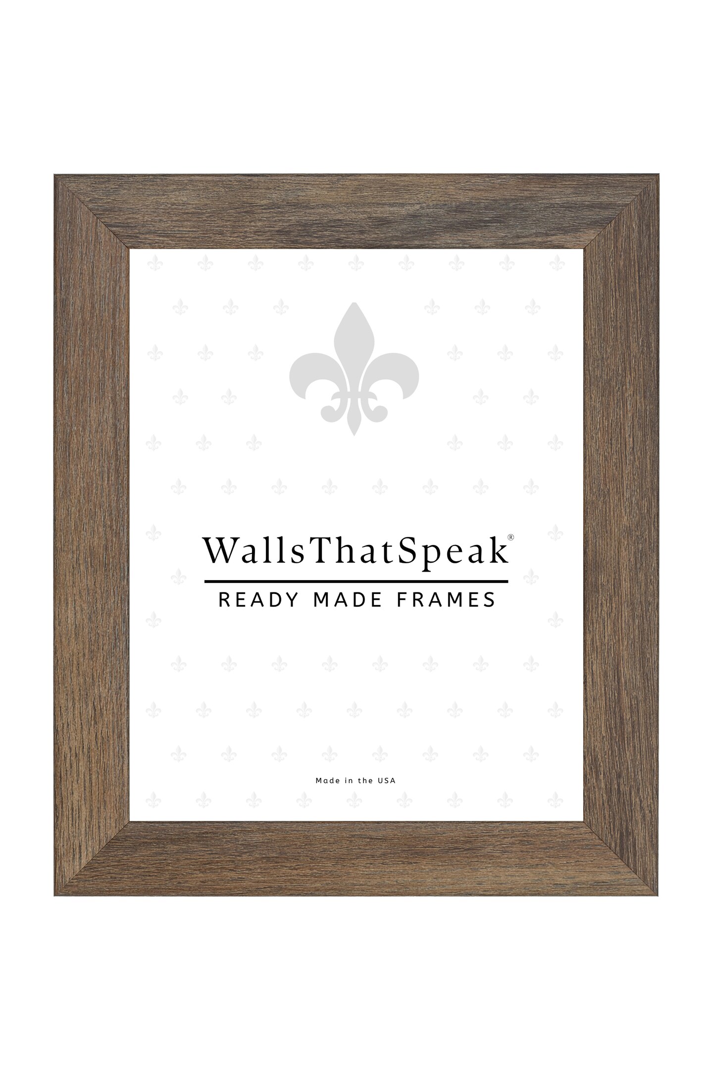 20x30 Picture Frame Bauhaus 125, 1.25&#x22; MDF Wood Composite Moulding, Faux Woodgrain Wall Display Frame for Art, Posters, or Photos by wallsthatspeak