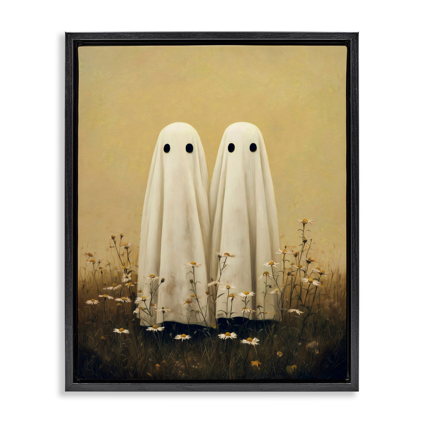 Stupell Industries Daisy Ghost Couple Floating Frame, design by Arlington Prints