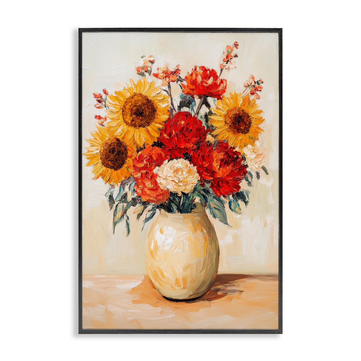 Stupell Industries Charming Bouquet of Fall Framed Giclee, design by Petal Prints Design