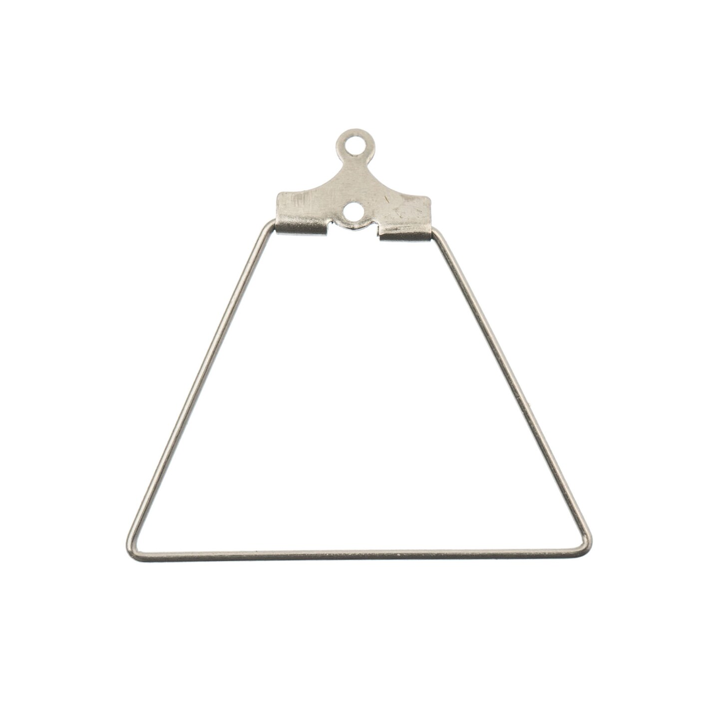 John Bead 26x27mm Trapezoid Shape Earring Must Have Findings, 8pcs