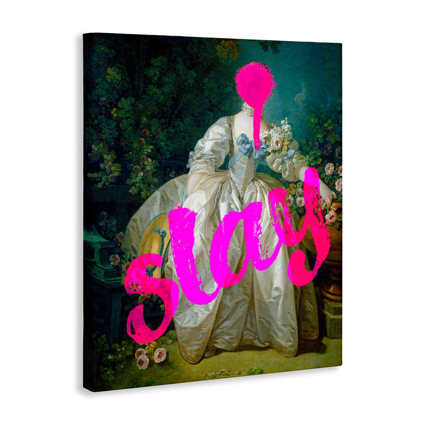 Stupell Industries Slay Classical Baroque Gown Canvas, design by Lil' Rue