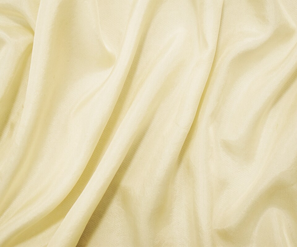 Light Beige Famous Designer Silk Charmeuse Woven Fabric By the Yard