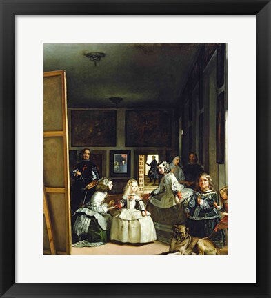 Framed Art Las Meninas by Diego Velazquez Wall Decor 18x24 Artwork