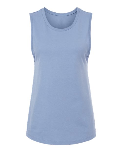BELLA + CANVAS Women’s Jersey Muscle Tank Fit Sleeveless Top for Casual Wear