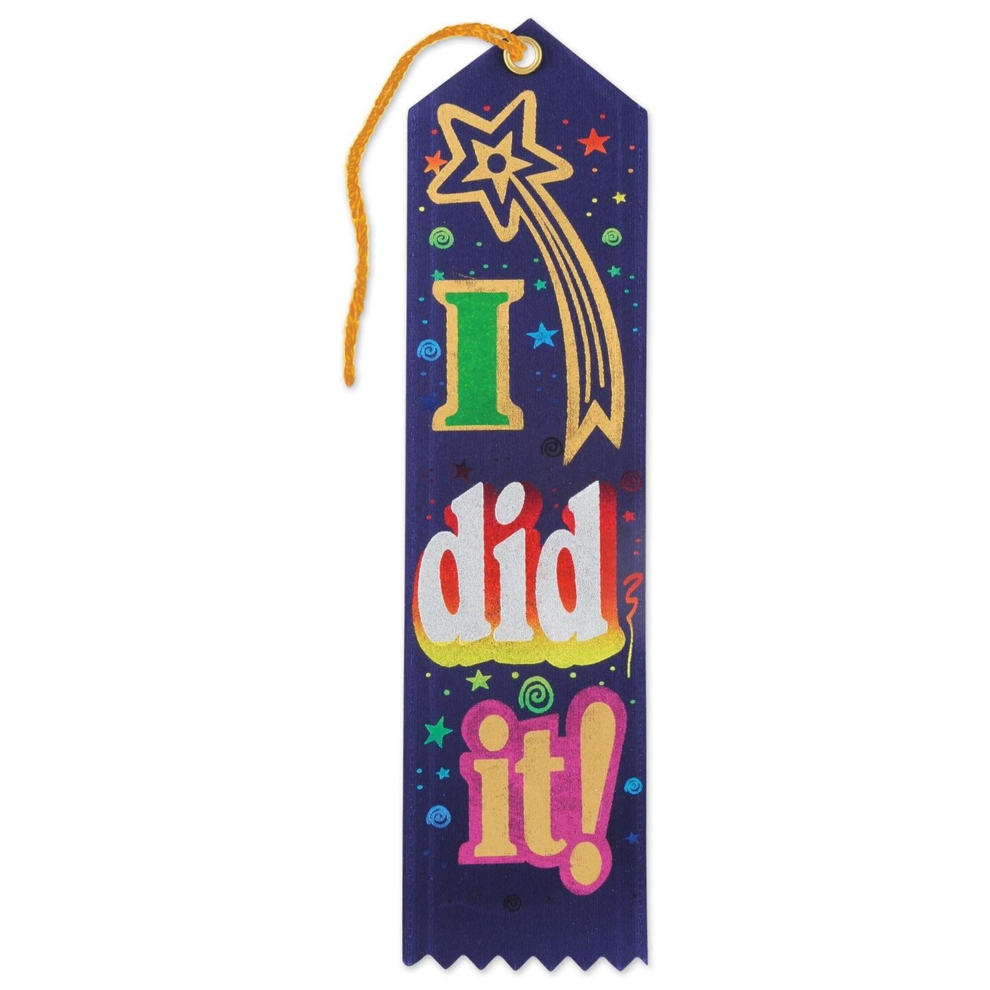 6 Pack Beistle I Did It! Award Ribbon