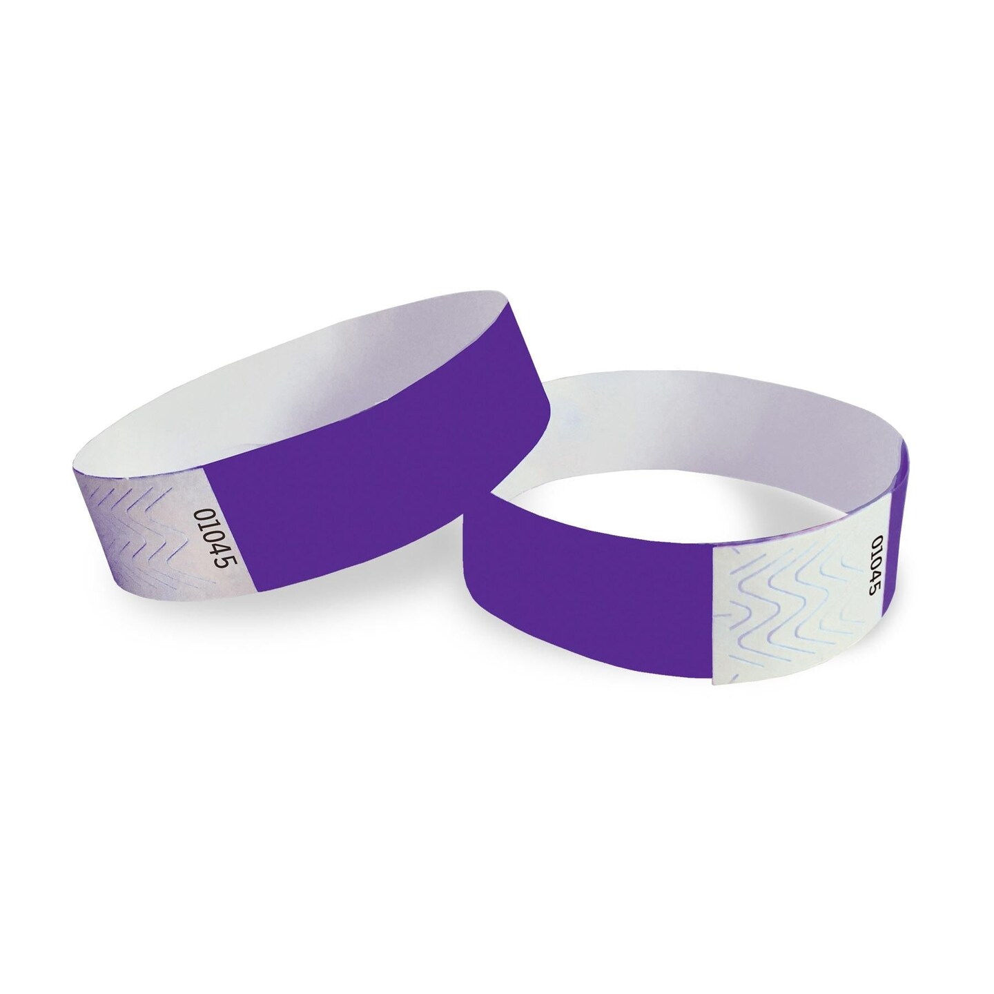 600 Pack Beistle Solid Color Purple Party Wristbands