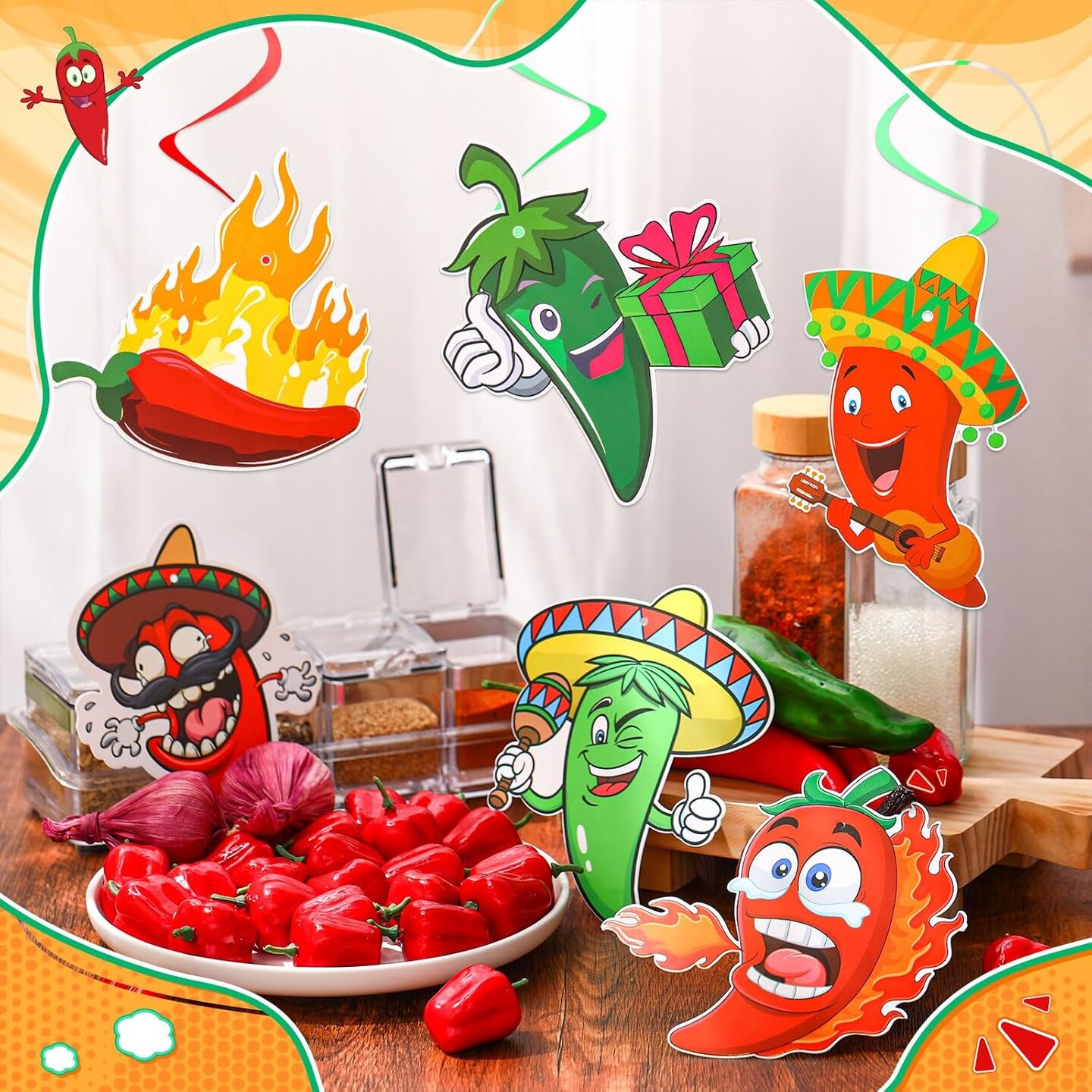 36 Pcs Chili Cook Off Party Decorations