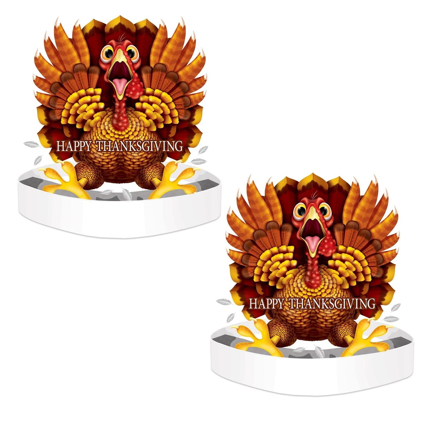 12 Pack Beistle Thanksgiving Wild Turkey Headband