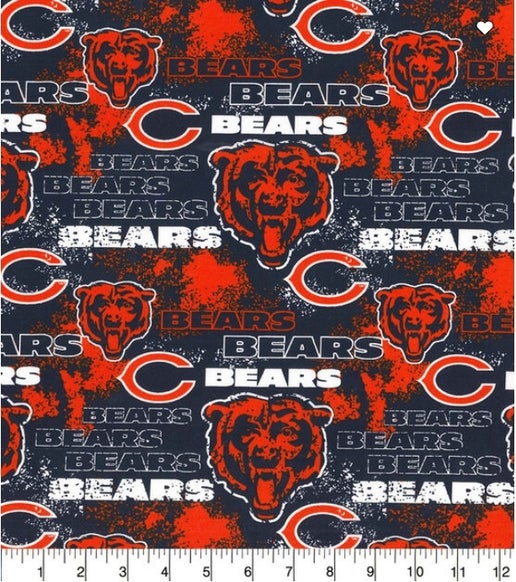 Licensed NFL Chicago Bears Cotton 70236D Fabric by the Yard