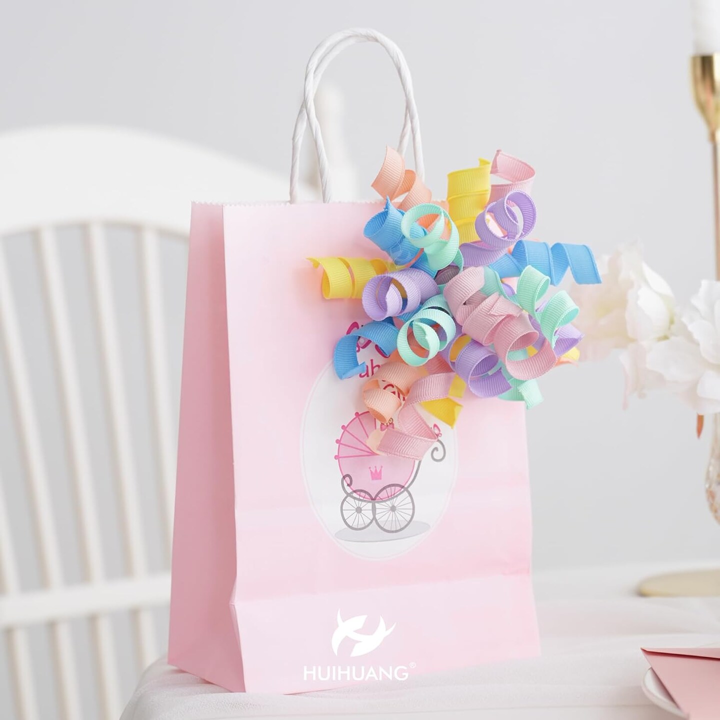 Curly Ribbon Bows Pastel Bows for Gift Wrapping