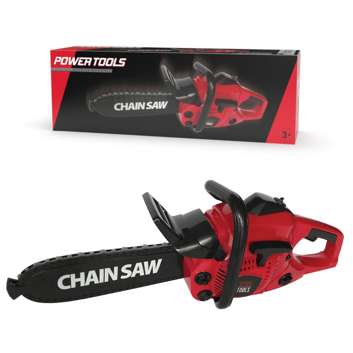 Power Tools Pretend Play Electric Toy Chain Saw (moveable blade and sound effect)